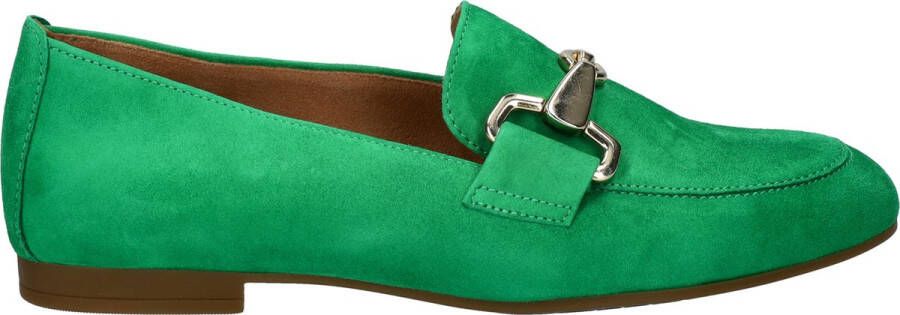 Gabor Instappers groen Suede