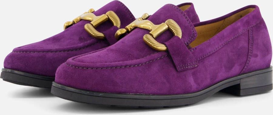 GABOR Loafers Dames 422.1 Maat: 38 5 Materiaal: Suède Kleur: Paars - Foto 2