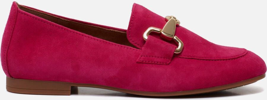 Gabor Roze Loafers met Gouden Horsebit Detail Pink Dames - Foto 3