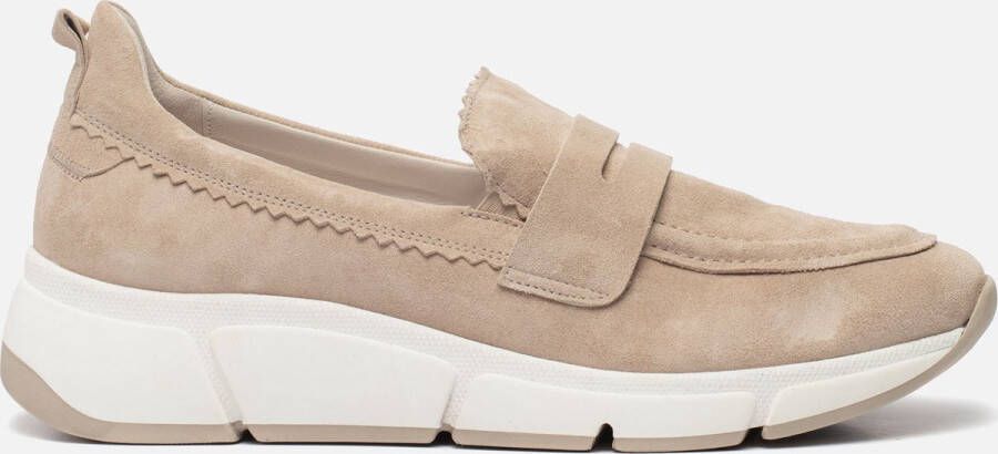 Gabor Instapper Dames Instapschoenen Damesschoenen Suède 86.484 sue Taupe - Foto 11