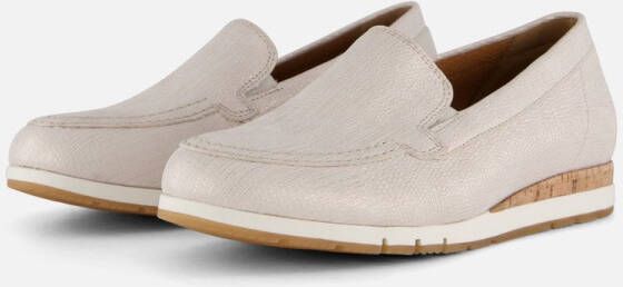 Gabor Instappers wit Nubuck Dames