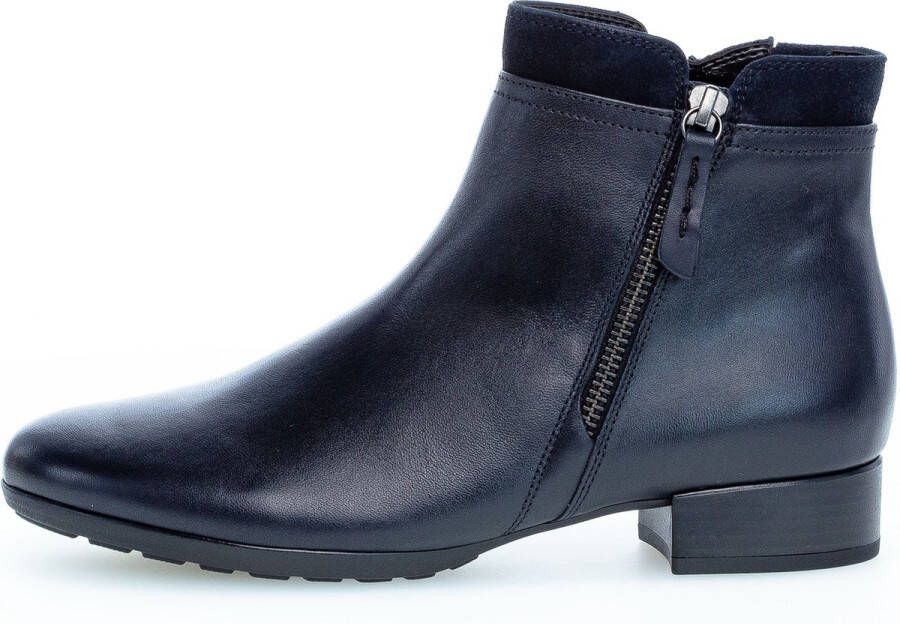 GABOR Enkellaarsjes Dames 718 Maat: 42 5 Materiaal: Leer Kleur: Blauw - Foto 4