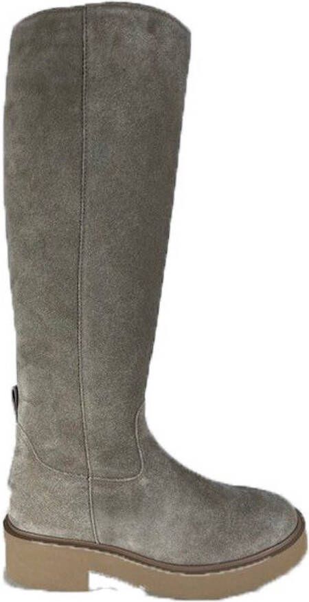 Gabor Laarzen blokhak lange schachtlaarzen ritssluitinglaarzen met siernaden - Foto 4