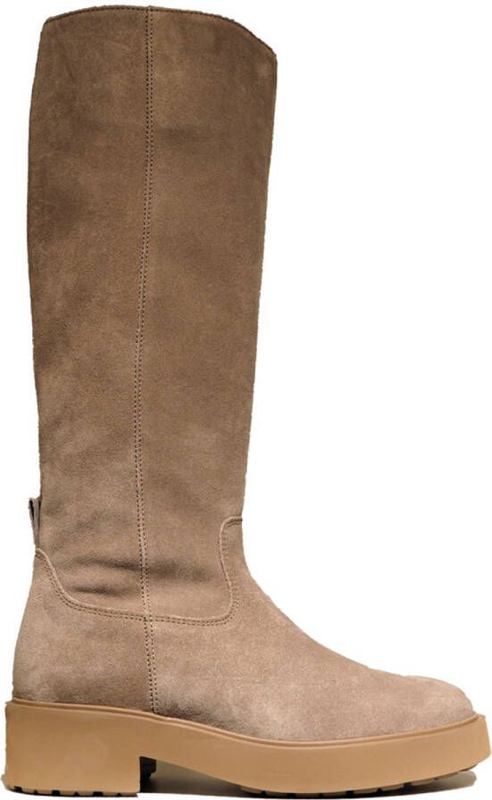 Gabor Laarzen blokhak lange schachtlaarzen ritssluitinglaarzen met siernaden