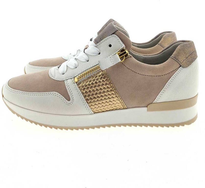 Gabor latte oak kombi sneaker beige combi 37.5