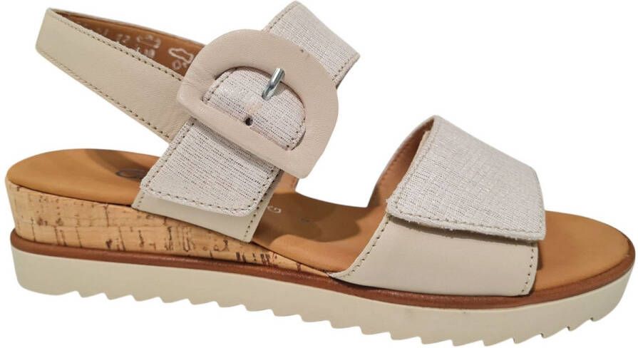 Gabor Leren Dames Sandalen Wit