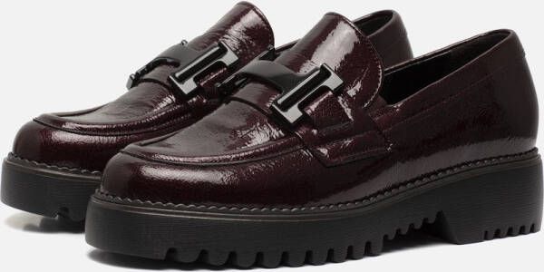 Gabor Loafers rood Lak Dames