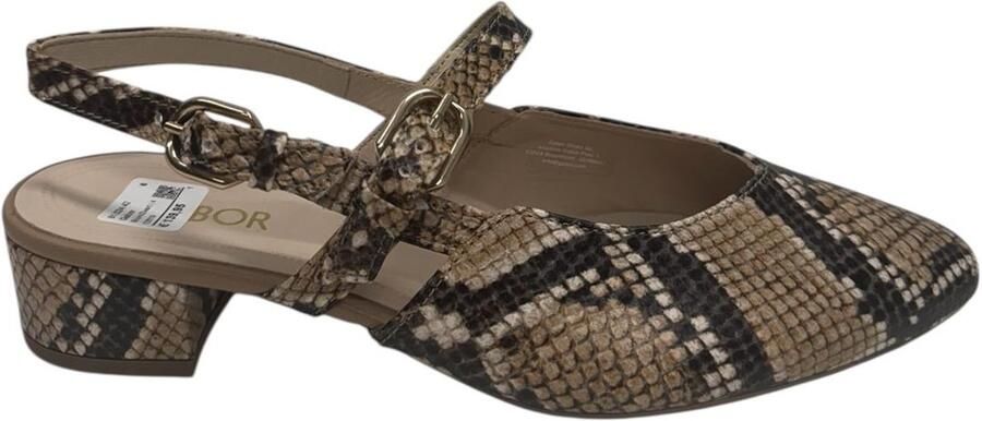 Gabor Instappers Python beige Synthetisch Dames