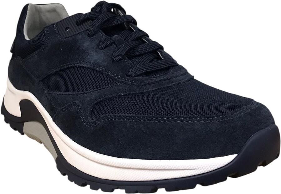 Gabor Rollingsoft Sneakers met sleehak vrijetijdsschoen lage schoen veterschoen met verwisselbaar voetbed breedte g