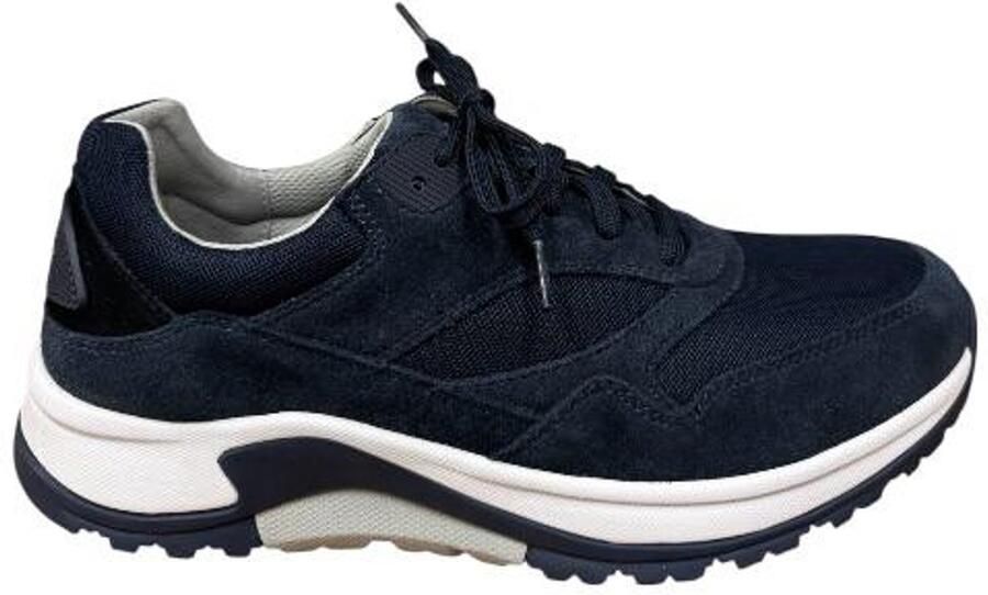 Gabor Rollingsoft Sneakers met sleehak vrijetijdsschoen lage schoen veterschoen met verwisselbaar voetbed breedte g