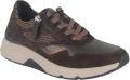 GABOR Sneakers laag bruin gemêleerd - Donkerbruin