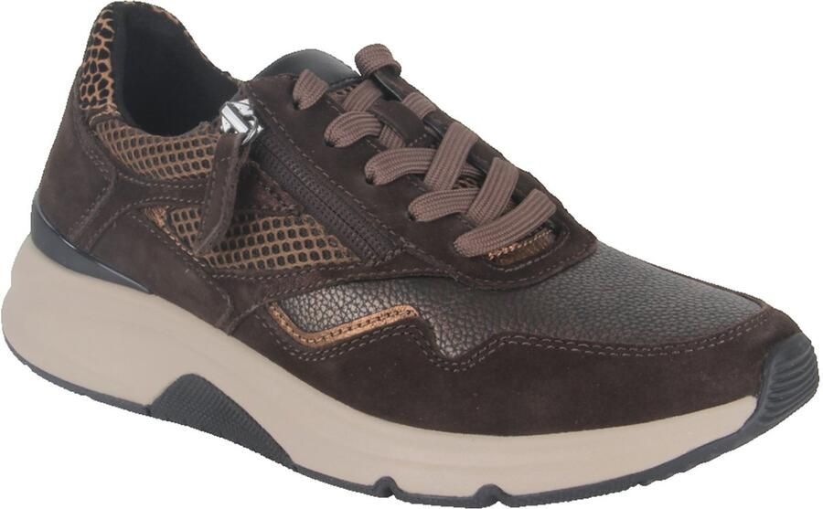 Gabor Merhottein BV Gabor 0103.01.005 dames sneakers (4) bruin