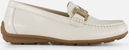 Gabor Moccasin Instappers wit Leer Dames