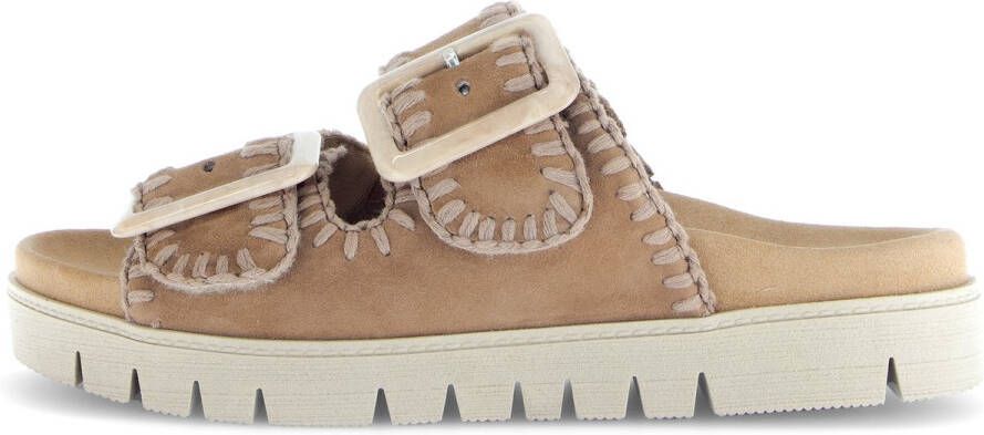 Gabor Slippers plateau comfortabele schoen zomerschoen met praktische klittenbandsluitingen - Foto 3