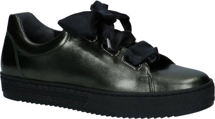 Gabor 96505 Sneaker laag gekleed Dames Groen;Groene 94 -Luxor Met Forest