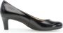 Gabor Zwarte Leren Klassieke Elegante Pumps Black Dames - Thumbnail 1