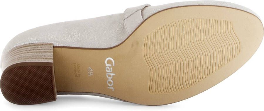 Gabor Comfort Wit Metallic Schoen H-leest