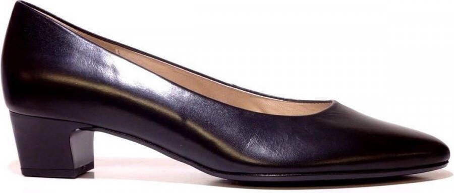 Gabor Zwarte Leren Klassieke Pumps Black Dames