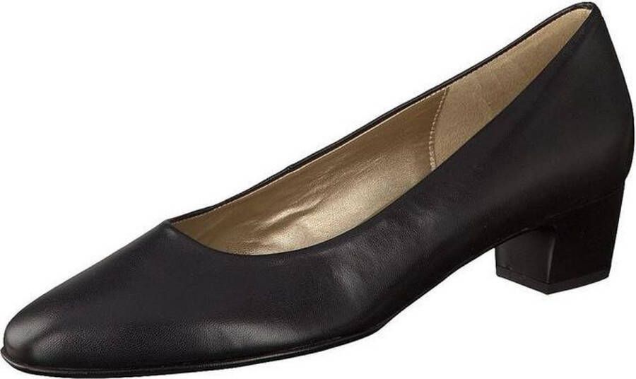 Gabor Zwarte Leren Klassieke Pumps Black Dames