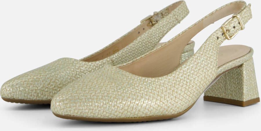 Gabor Slingback Pumps beige Suede Dames