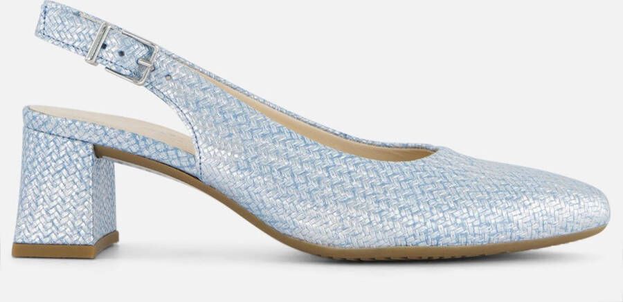 Gabor Slingback Pumps blauw Suede