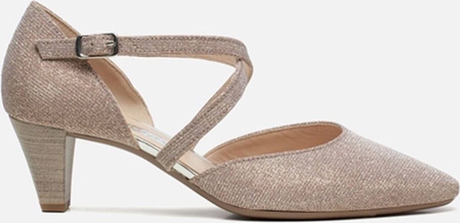 Gabor Gesppumps avondschoen trouwschoen trechterhak in glinsterende uitstraling
