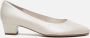Gabor Witte Leren Klassieke Comfortabele Hakken White Dames - Thumbnail 1