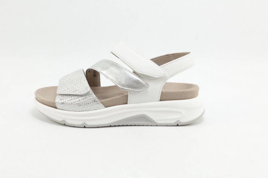 Gabor Rollingsoft Gabor Rolling Soft Leren Sandalen Wit