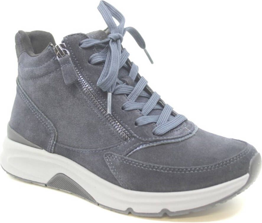 Gabor Rollingsoft Veterboots Dames Blauw - Foto 2