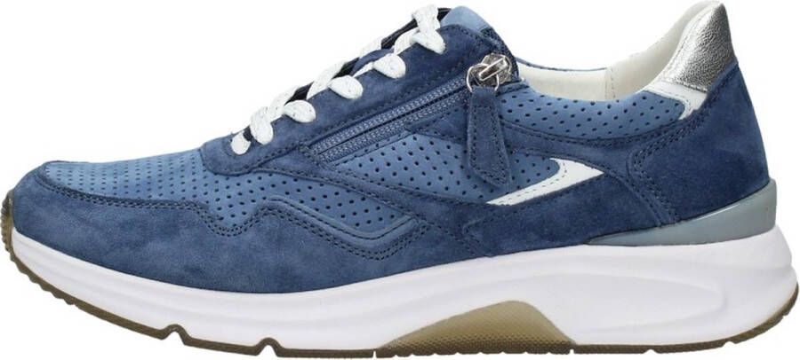 Gabor Dames Sneakers 86.896.26 Rolling Soft Blauw