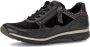 Gabor -Rollingsoft-art-76.977 67-zwart-dames-sneaker-veter rits - Thumbnail 1