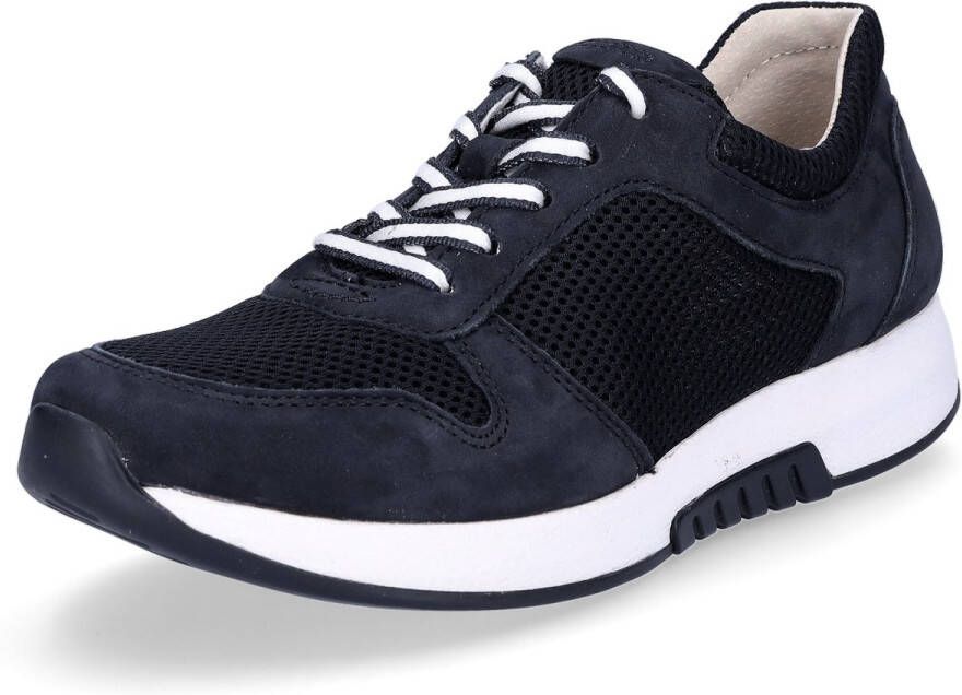 Rollingsoft -Dames blauw donker sneaker-sportief