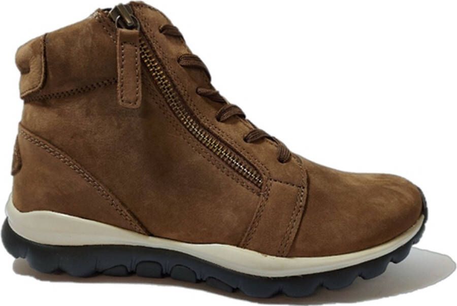 Gabor Rollingsoft Veterboot 96.868.41 Nubuck Bruin Whisky 3½ 36½