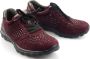 Gabor Rollingsoft Sensitive Merlot Rode Leren Suède Sneakers - Thumbnail 1