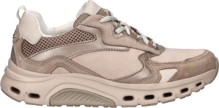 Gabor Rollingsoft dames sneaker Beige multi