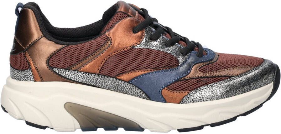 Gabor Rollingsoft dames sneaker Bruin multi