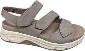 Gabor Rollingsoft Gabor 26.887-43 Soft Nubuck Leinen-sandaal los voetbed-sandaal gabor