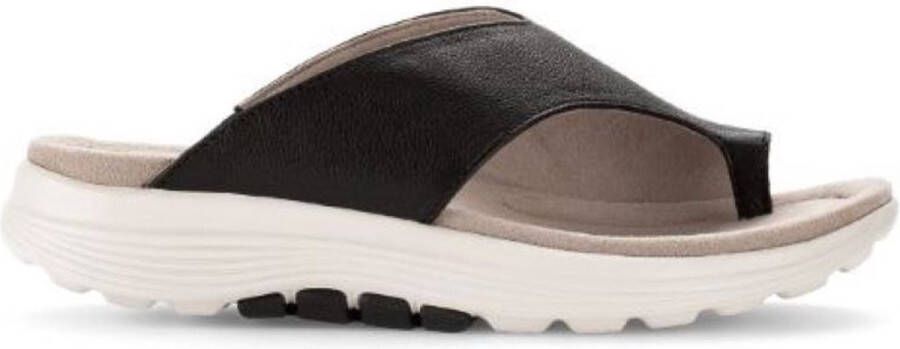 Gabor Rollingsoft Gabor 46.812.67 Cervo Schwarz-rollingsoft slipper gabor-teenslipper rollingsoft