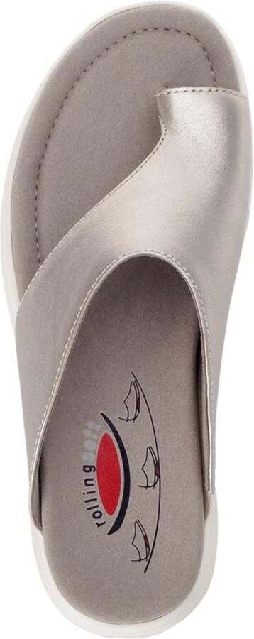 Gabor Rollingsoft Dames Teenslipper art. 86.812.62 Goud