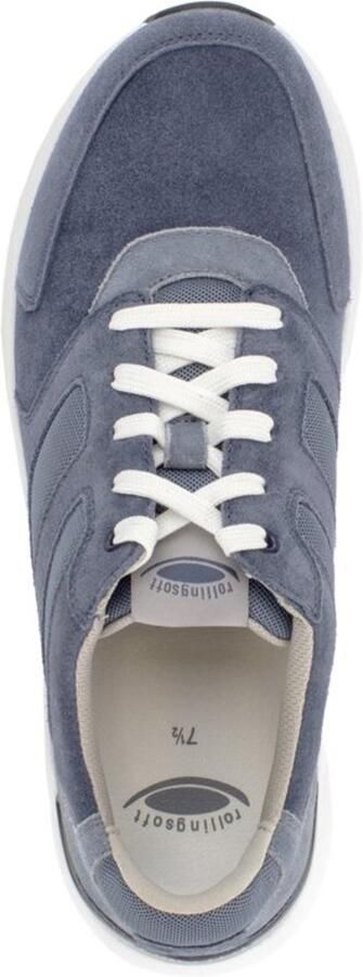 Gabor Rollingsoft Heren sneaker Artikel 8012.10.01 Blauw jeansblauw