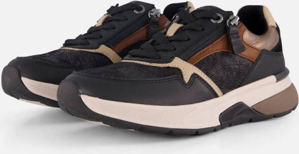 Gabor Rollingsoft K-leest sneakers zwart Dames