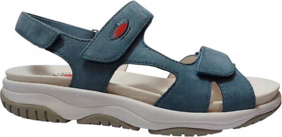 Gabor rollingsoft sensitive 66.826.26 dames wandelsandaal blauw
