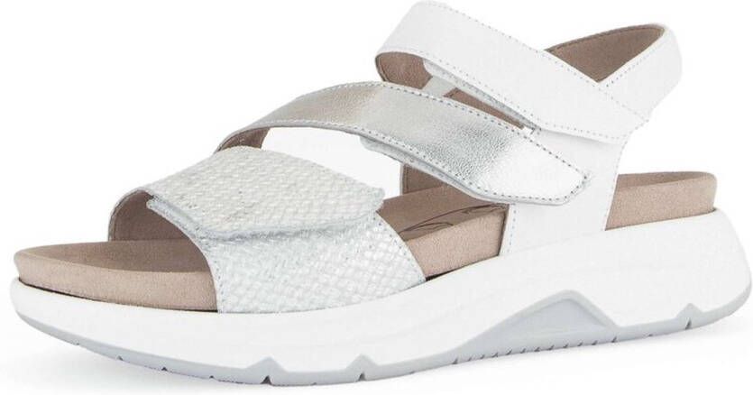 Gabor Rollingsoft sandalen 66.882.51 WIT COMBI