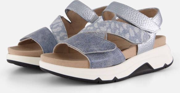 Gabor Dames Sandalen 66.882.16 Rolling Soft Jeansblauw