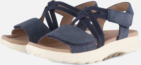 Gabor Rollingsoft Sandalen blauw Synthetisch Dames