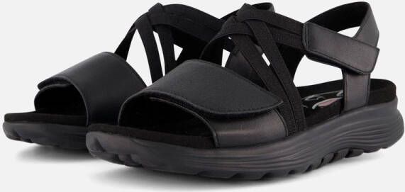 Gabor Rollingsoft Sandalen zwart Synthetisch Dames