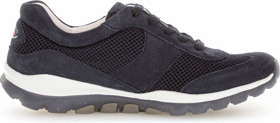Gabor rollingsoft sensitive 06.966.46 dames rollende wandelsneaker blauw