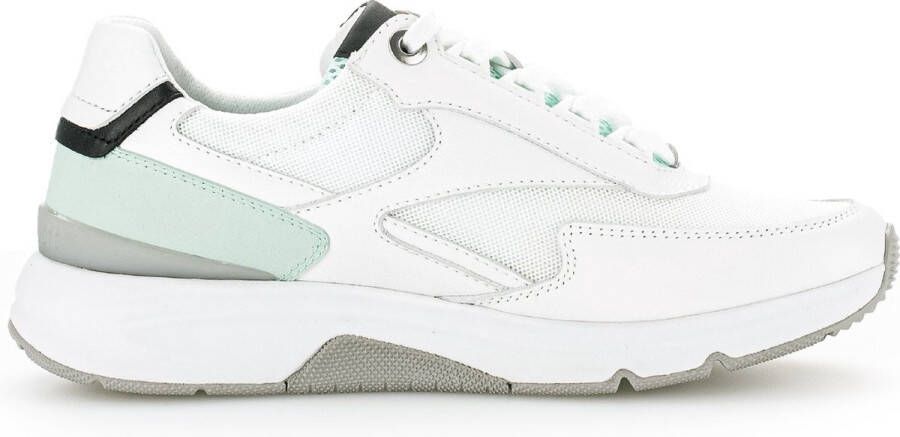 Gabor rollingsoft sensitive 26.895.53 dames rollende wandelsneaker wit