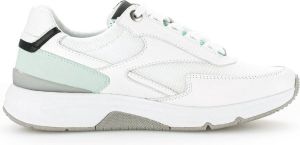 Gabor rollingsoft sensitive 26.895.53 dames rollende wandelsneaker wit