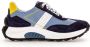 Gabor rollingsoft sensitive 26.914.36 dames rollende wandelsneaker blauw - Thumbnail 1